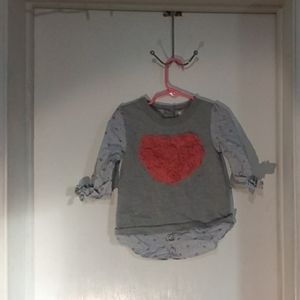 Long sleeve little girl shirt